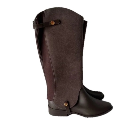 MELISSA 2 in 1 Riding Special Boots Rain Boots Size 40UK Brown Removable Flocked - Picture 8 of 13